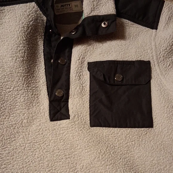 Jetty Men's Black and Gray Shirt Jacket - Picture 2 of 8